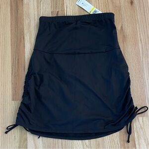 Anne Cole Black Swim Skirt with Side Ties